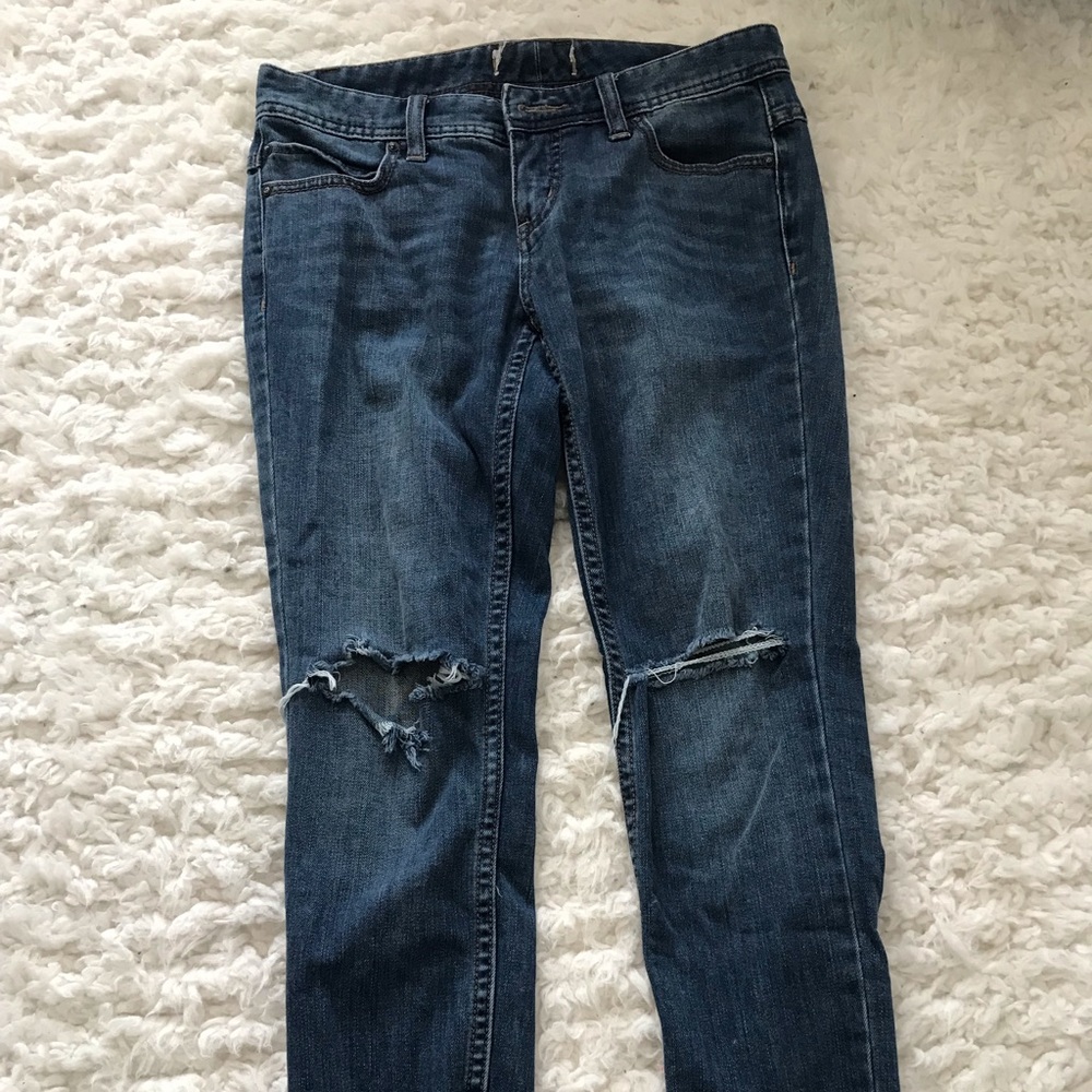 Free people frayed demon jeans